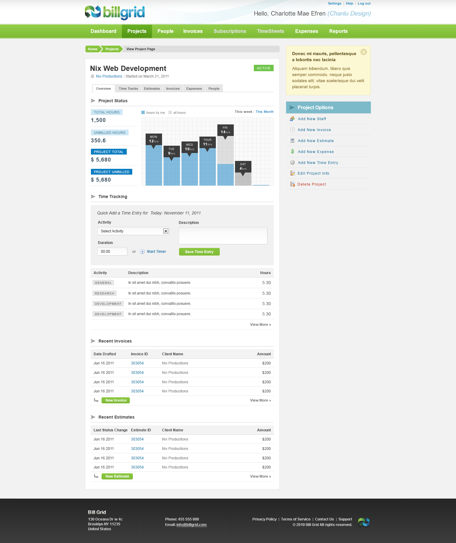 View Project Page