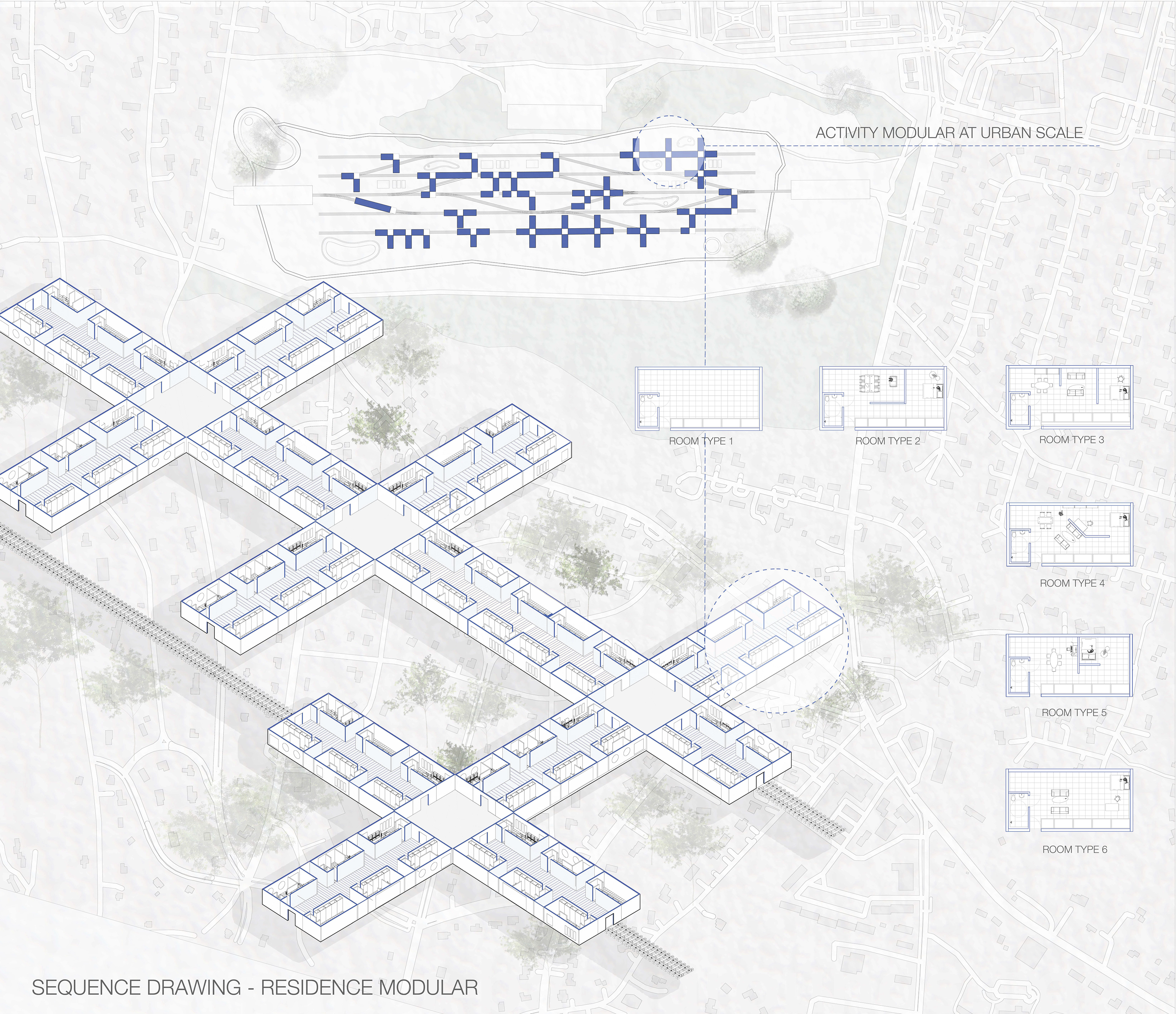 Sequence Drawing: Residence Modular