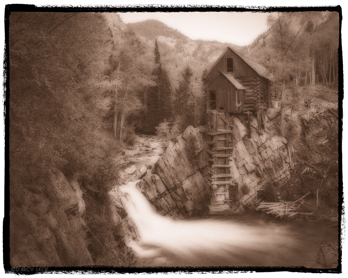 Crystal Mill on the Crystal River in early Autumn, Colorado