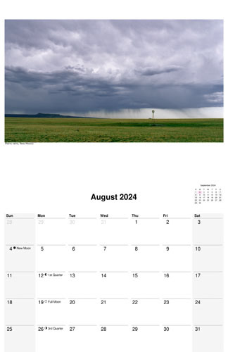 2024 scenic-nature calendar by D'Arcy Leck