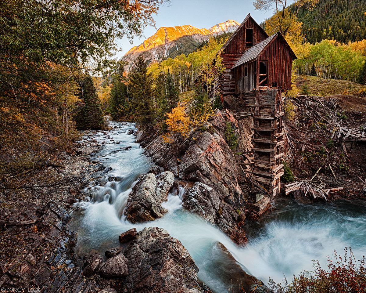 Crystal Mill on the Crystal River in early Autumn, Colorado