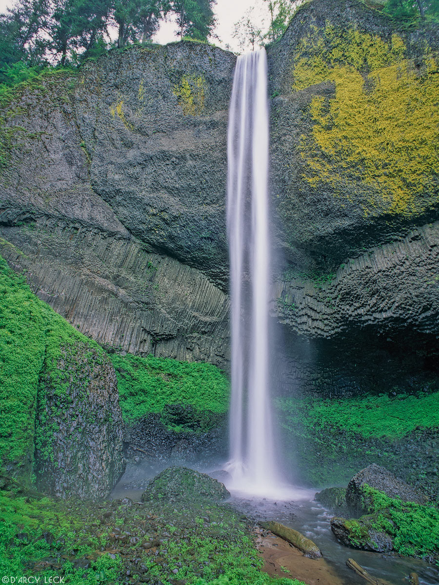 Lataurell Falls along the Columbia River Gorge Oregon