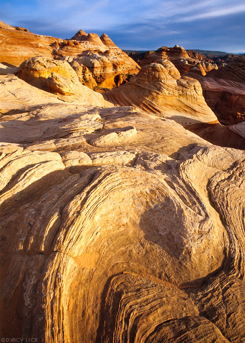 Sandstone rock formations, Coyote Buttes Area, Paria Canyon-Vermilion Cliffs Wilderness, Arizona