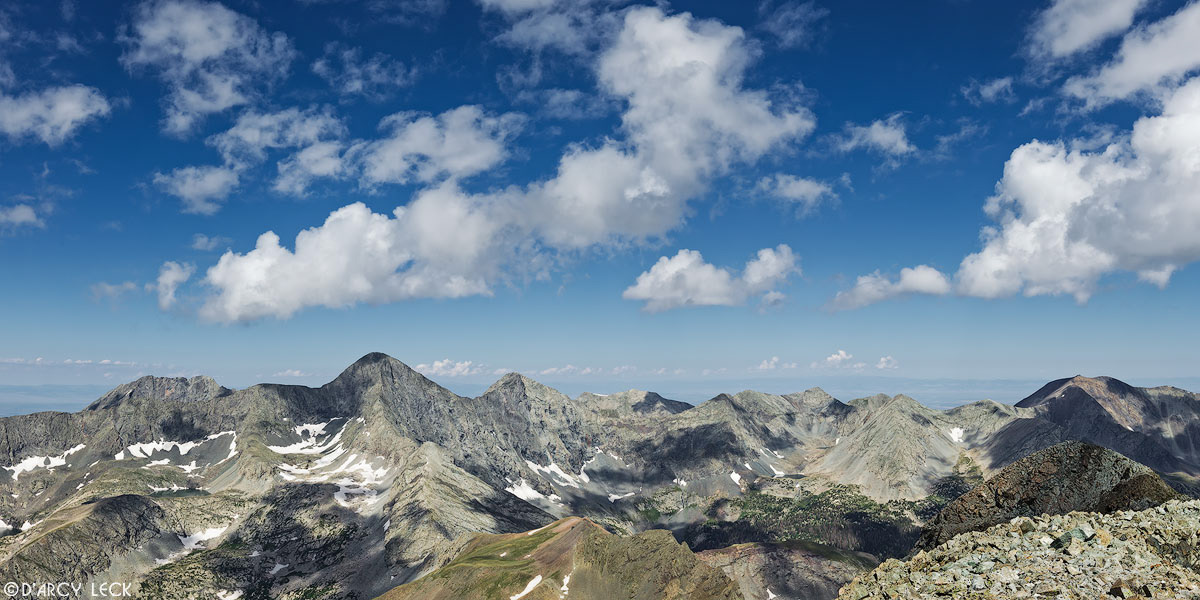 Sangre de Cristo Mountains From Mount Lindsey Summit, Colorado