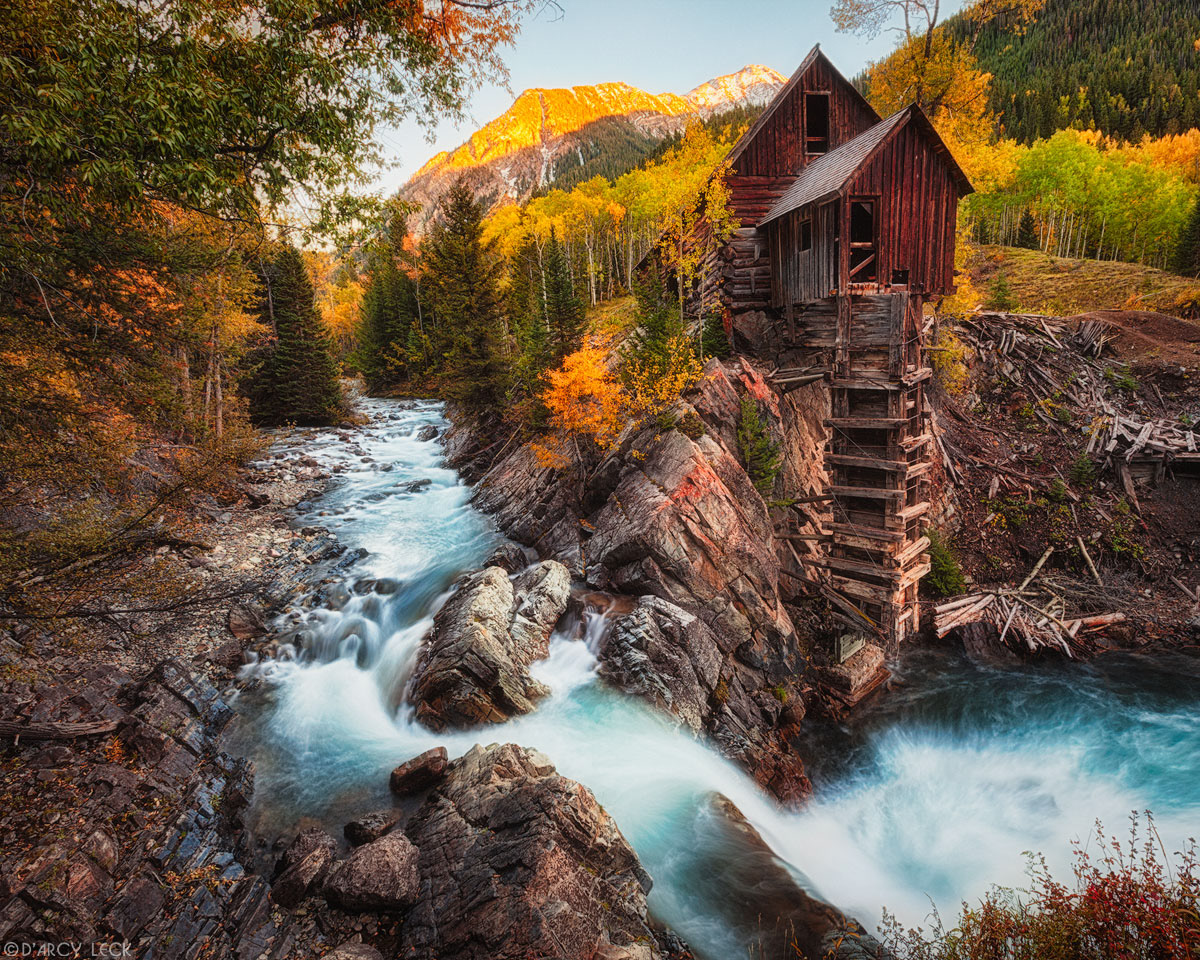 Crystal Mill on the Crystal River in early Autumn, Colorado