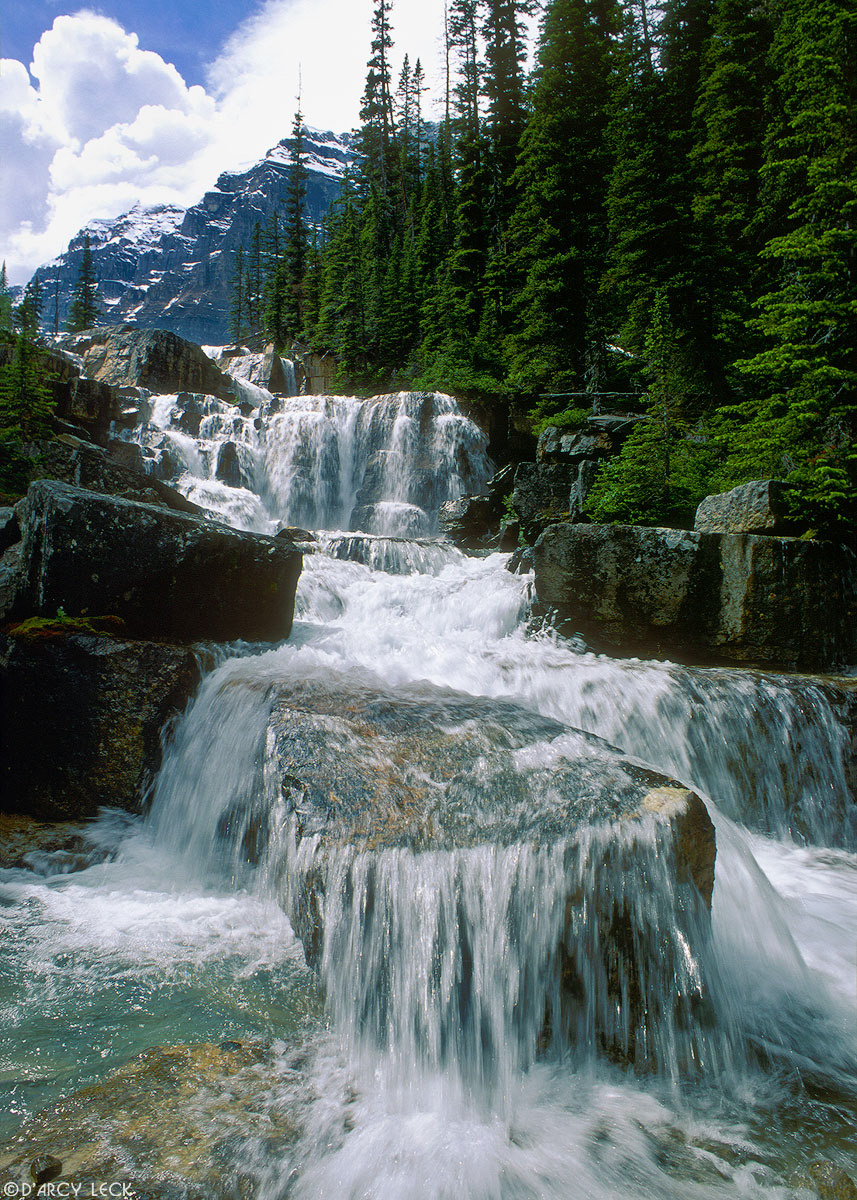 Giant Steps Waterfall, Paradise Valley, Banff National Park, Alberta, Canada
