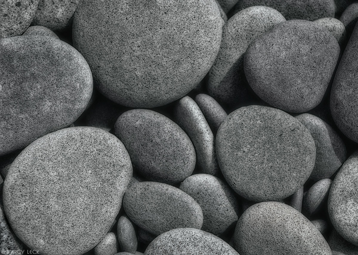 Surf polished stones along Ruby Beach, Olympic National Park, Washington