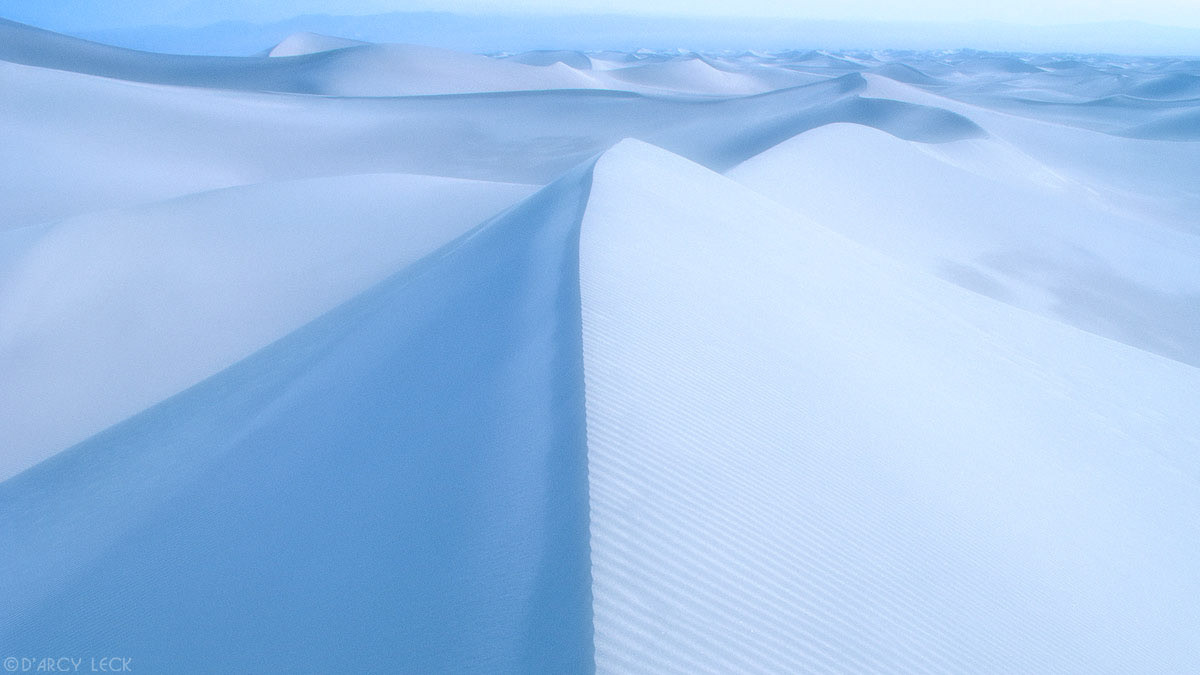 Sand dunes in Death Valley, California