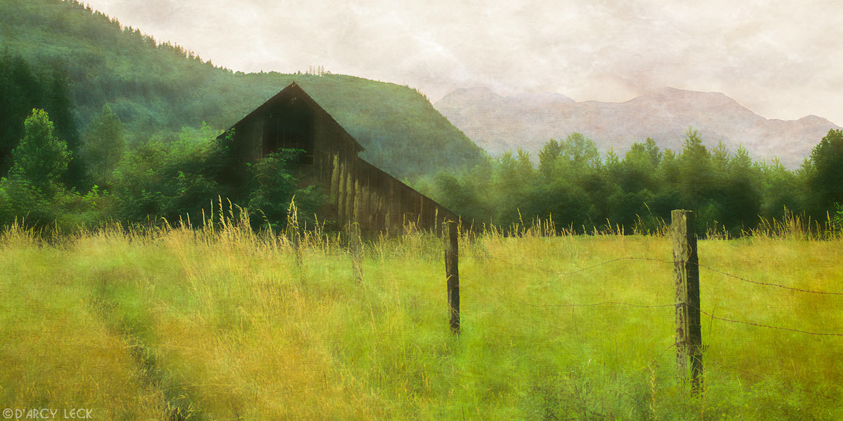 Old barn in Skagit Valley, Washington