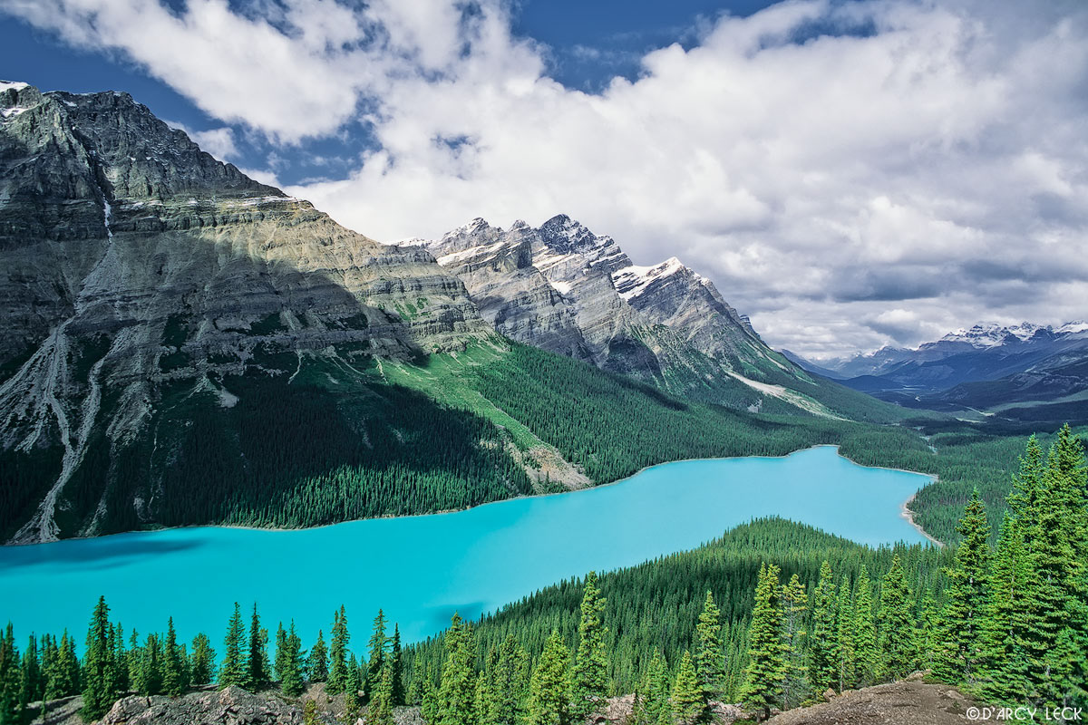 Peyto Lake and Mount Patterson, Banff National Park, Canada