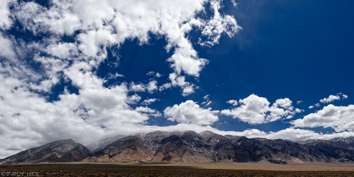 Late Spring squalls around Boundary Peak and the White Mountains, California