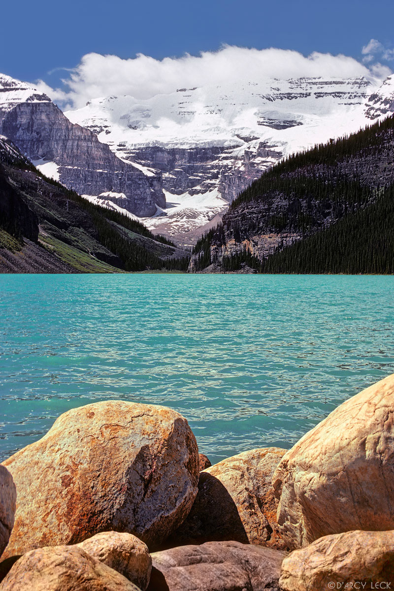 Mount Victoria and Lake Louise, Banff National Park, Canada