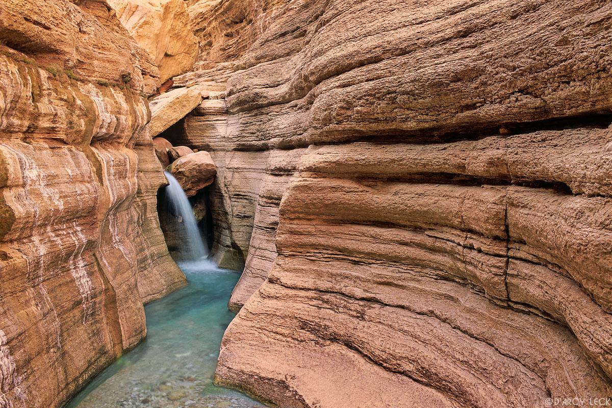 Small waterfall in Matkatamiba Canyon, Grand Canyon National Park