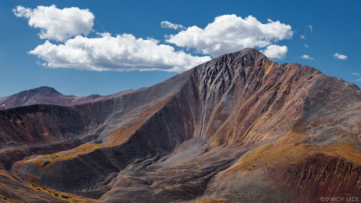 Cronin Peak as seen from flank of Mount Antero, Colorado