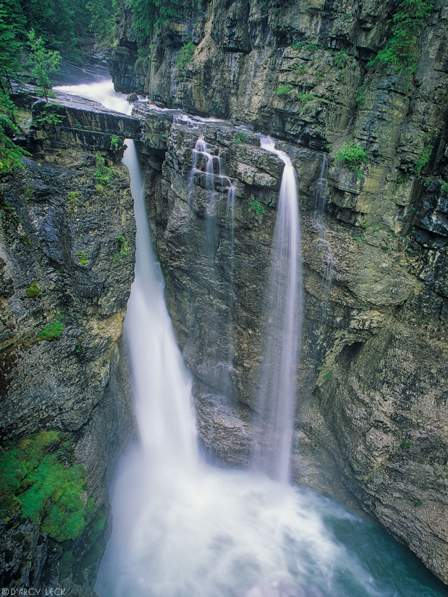 Upper falls of Johnston Canyon, Banff National Park, Canada