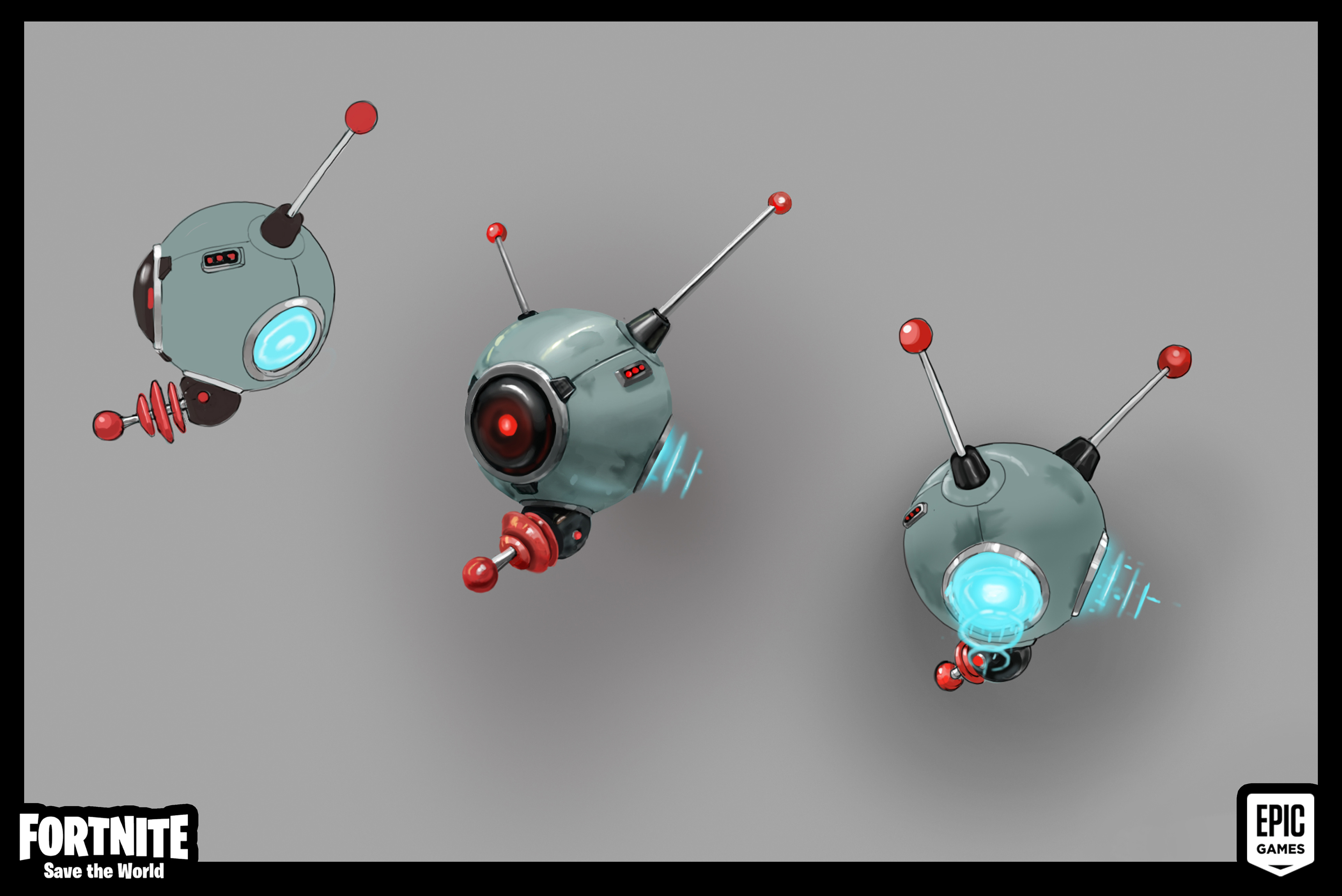 Drone Perk for Retro Sci fi Character skins