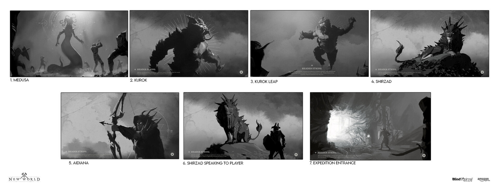 Loading Screen Illustration sketches