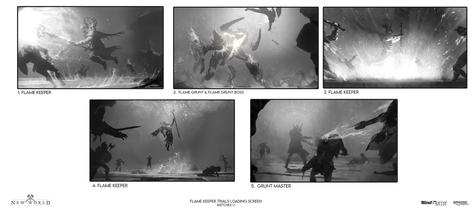 Loading Screen Illustration sketches
