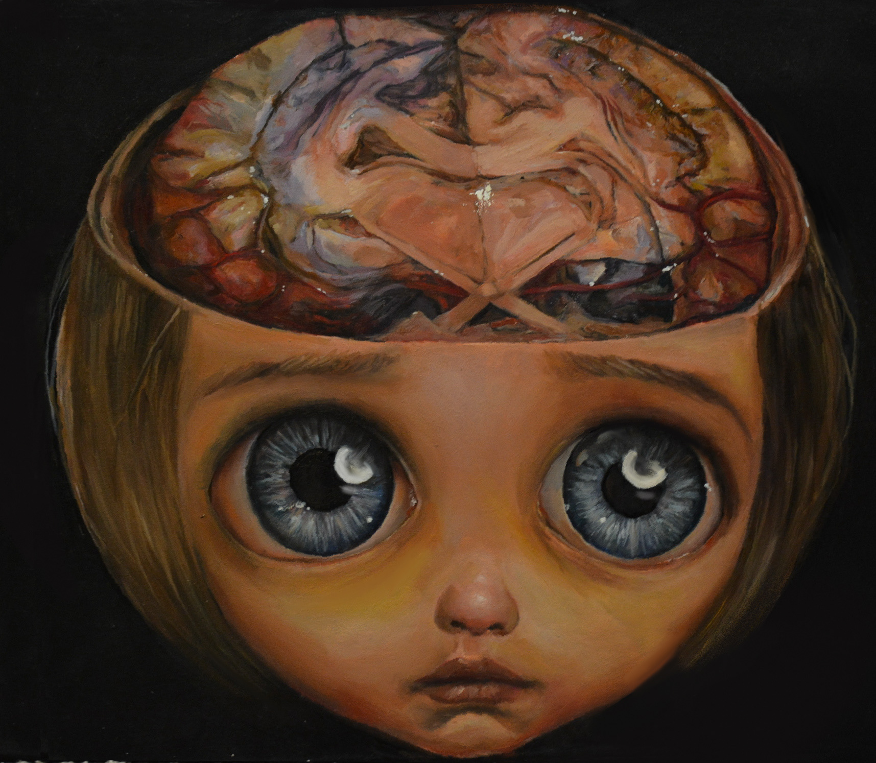 sensory processing (oil on canvas)