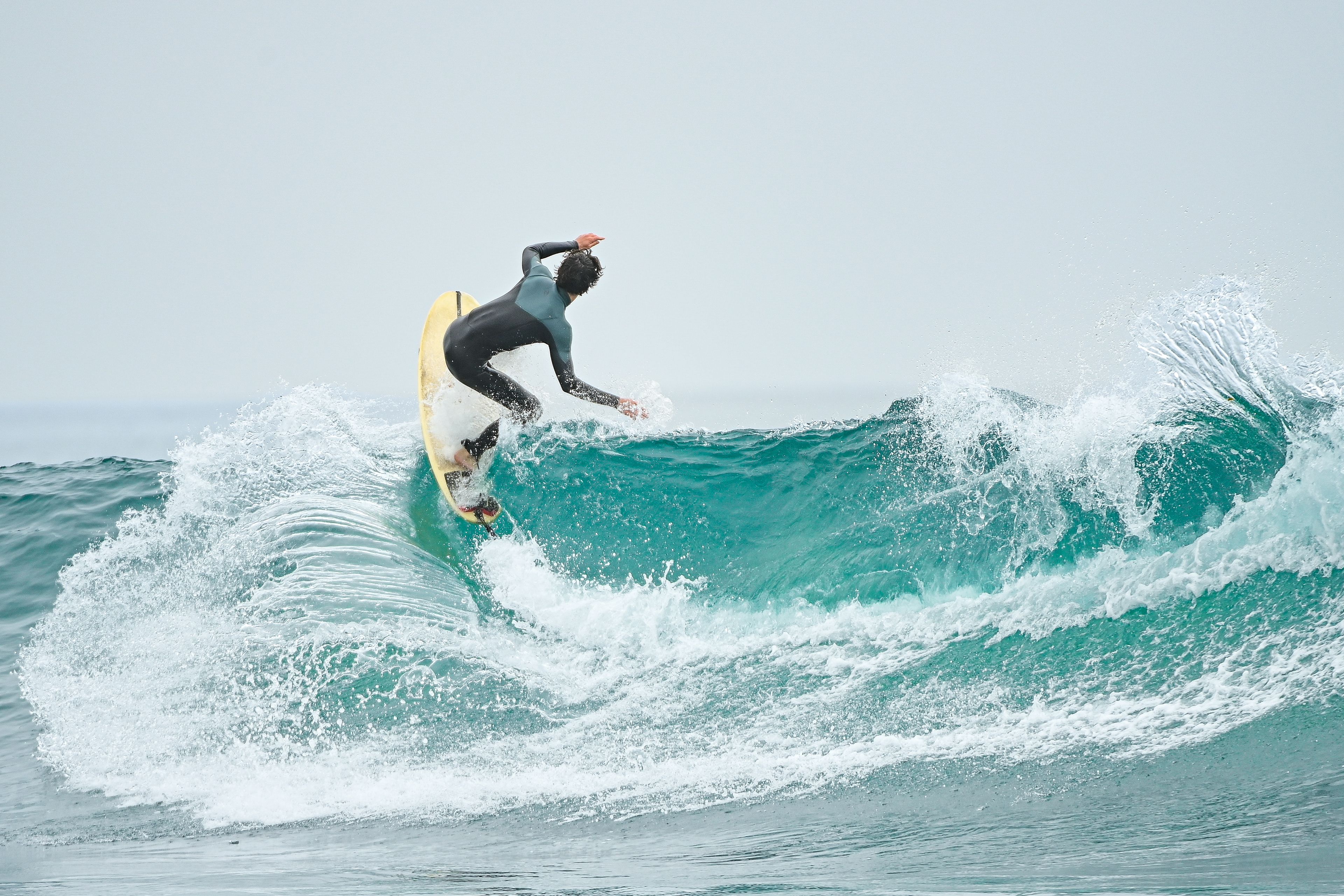 Surfing.