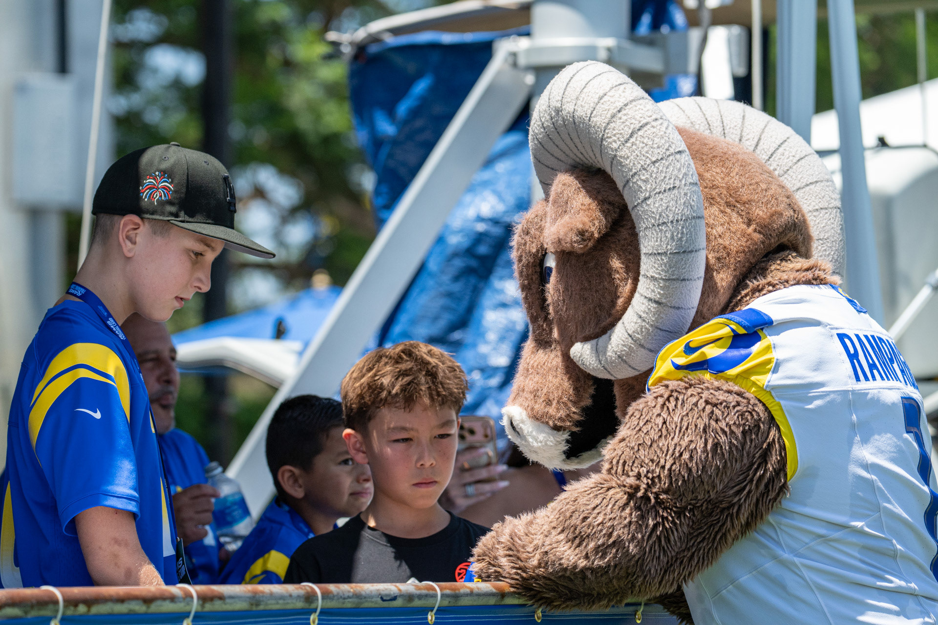 Rampage (Mascot of LA Rams NFL).