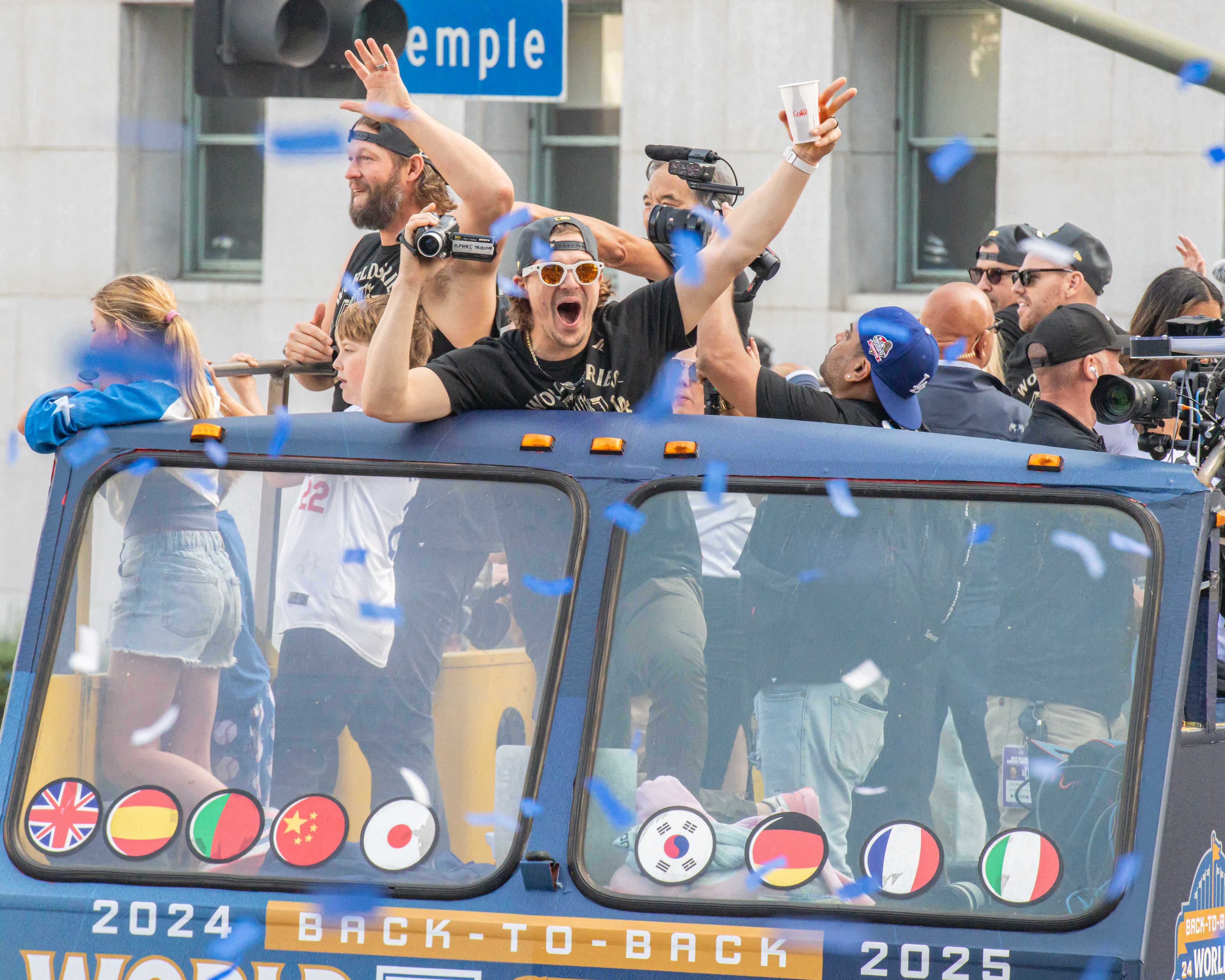 2025 Dodgers' back to back World Cup parade.