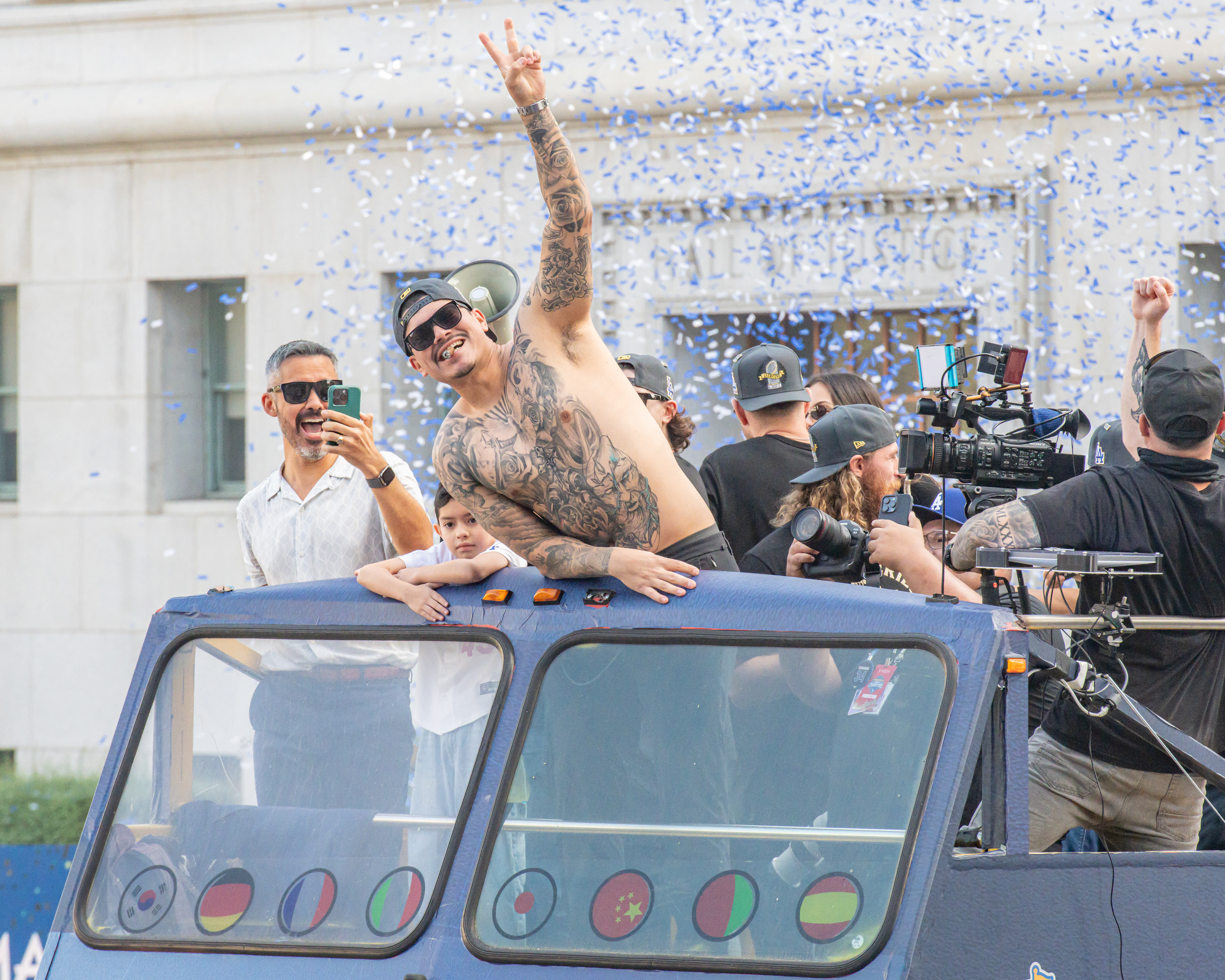 2025 Dodgers' back to back World Cup parade.