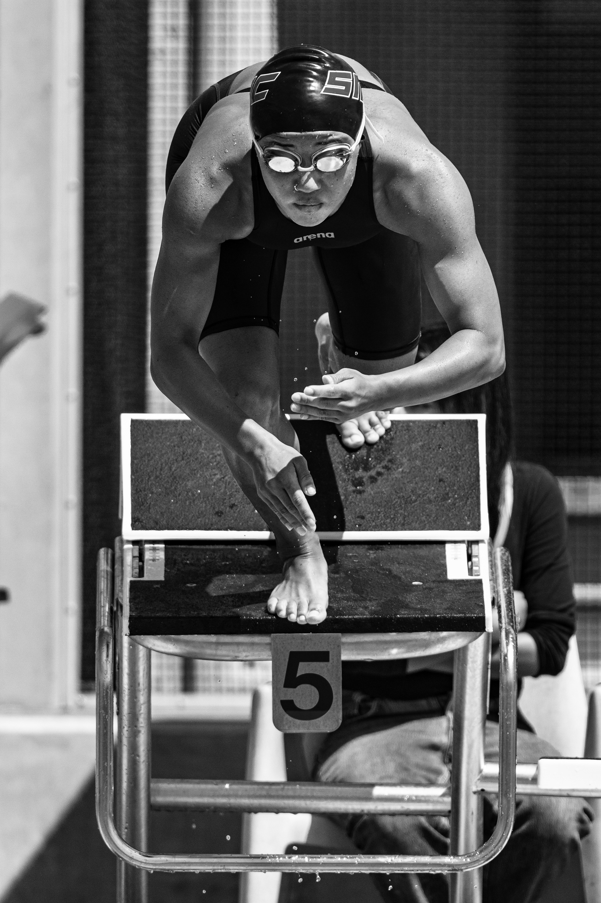 Santa Monica College Swim, CA USA.