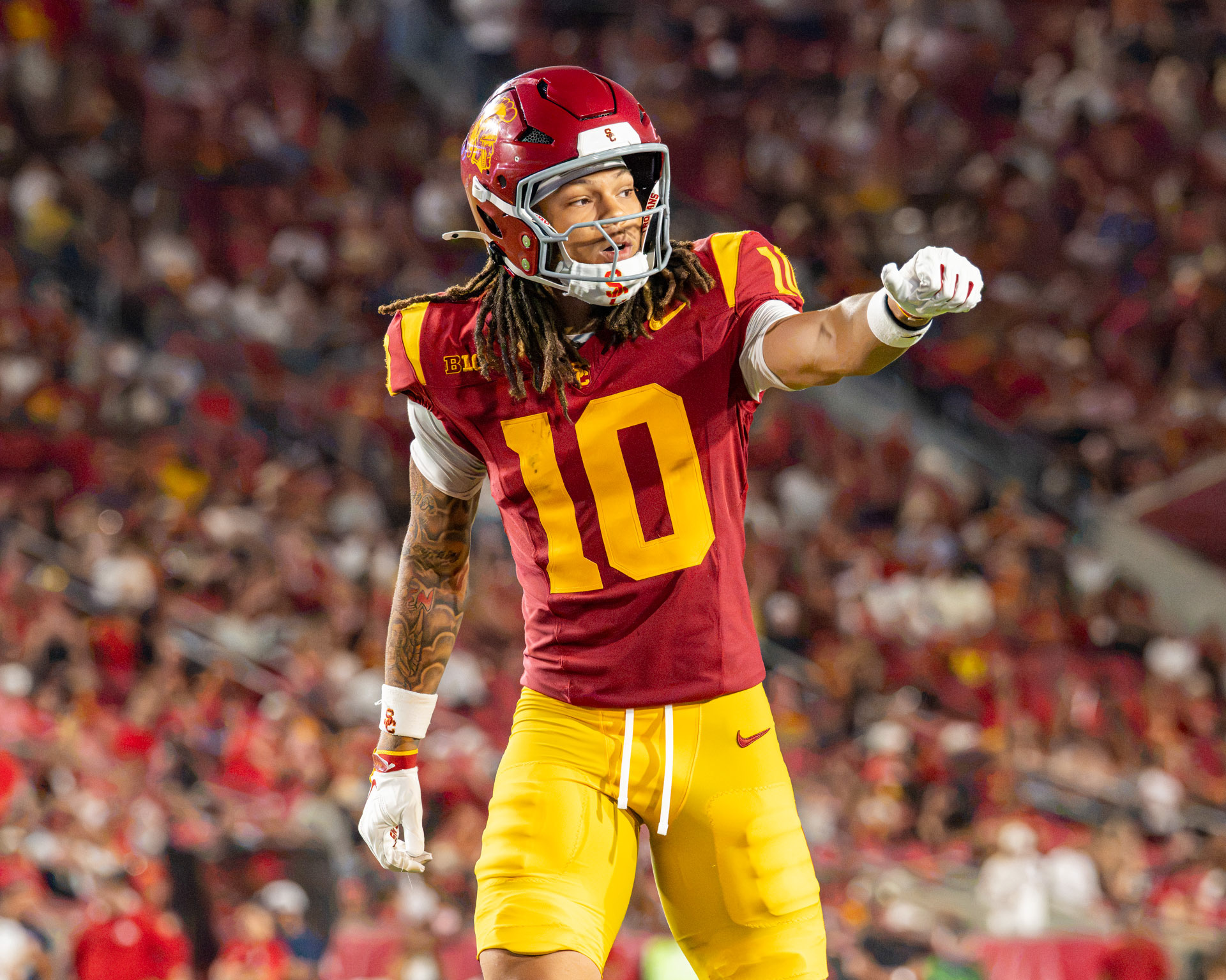 USC Corey Simms (#10/WR), 2026 CFB Season.