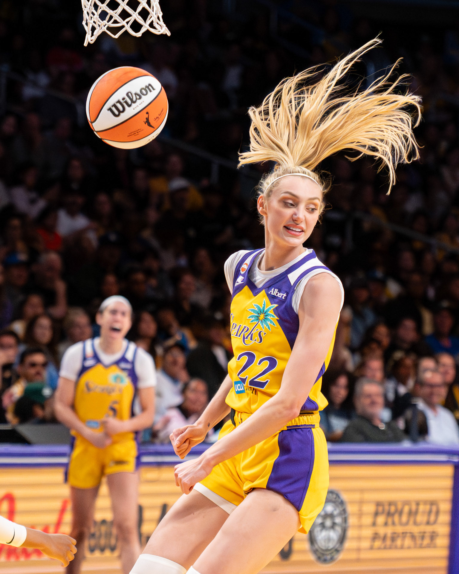 LA Sparks Cameron Brink (#22/C).