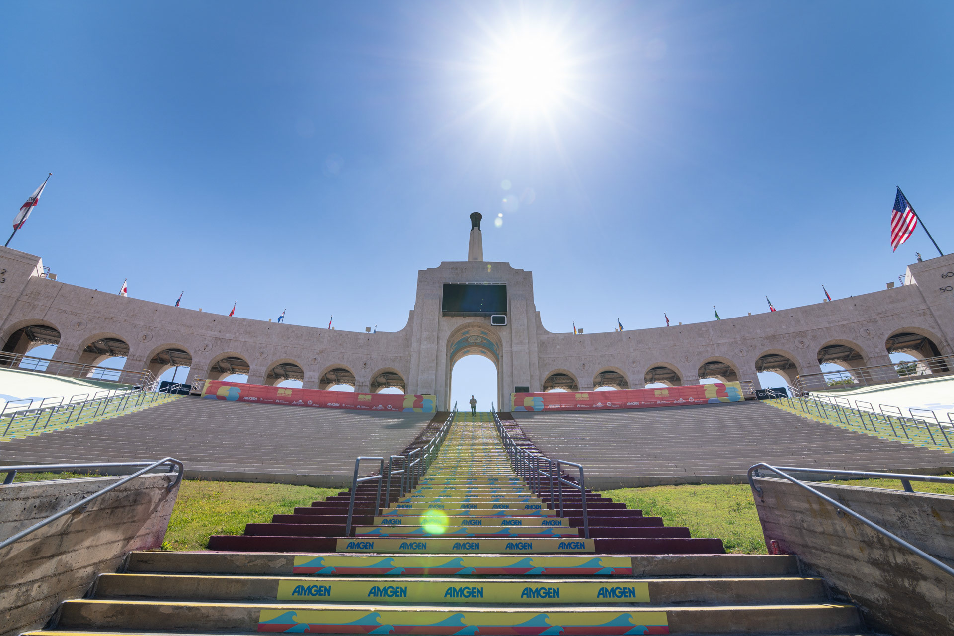 LA Memorial Colosseum. 