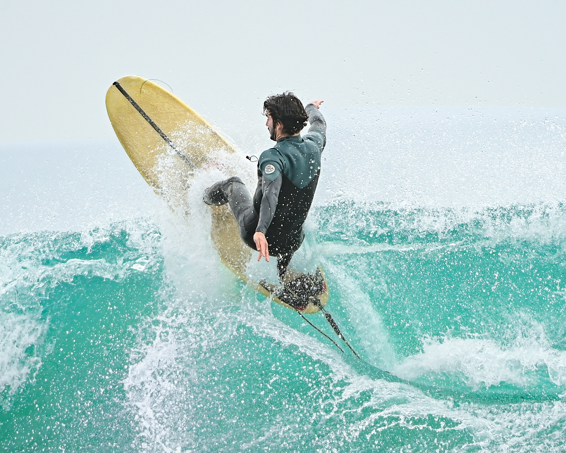 Surfing.