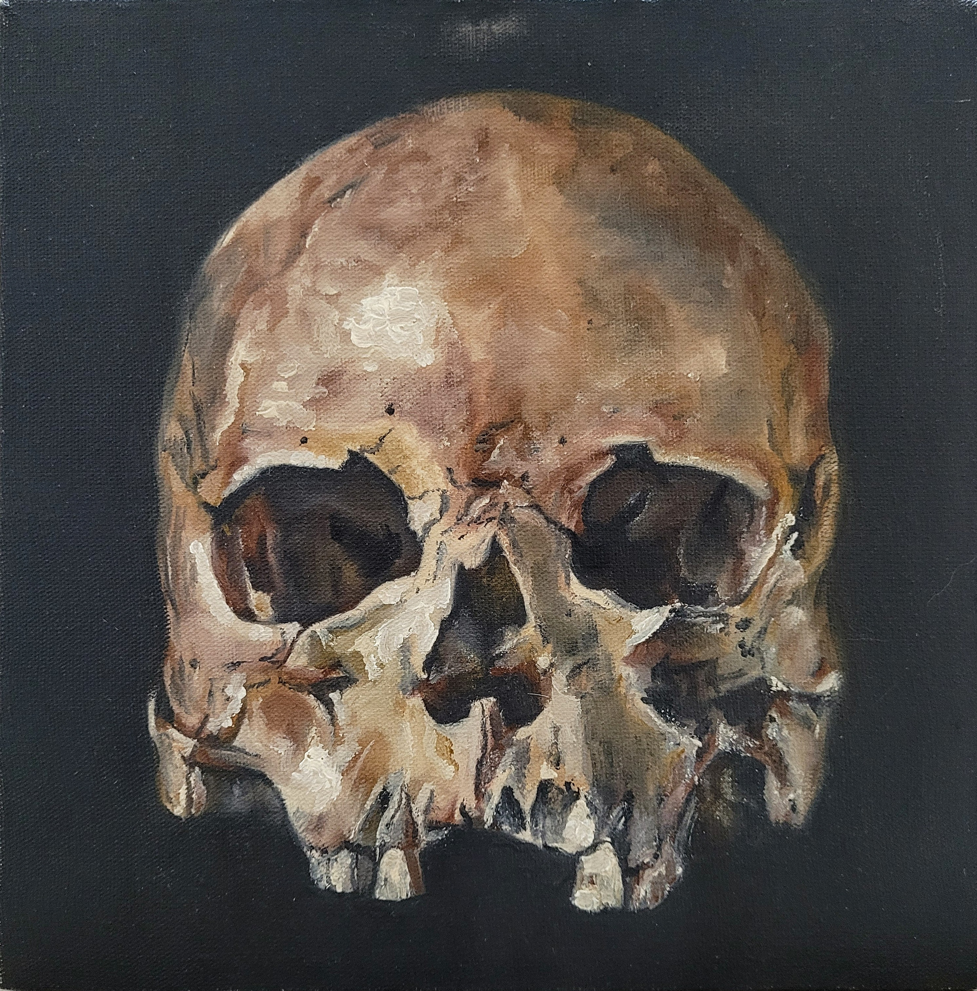 Estudo X. 2022. Óleo sobre tela. 20x20