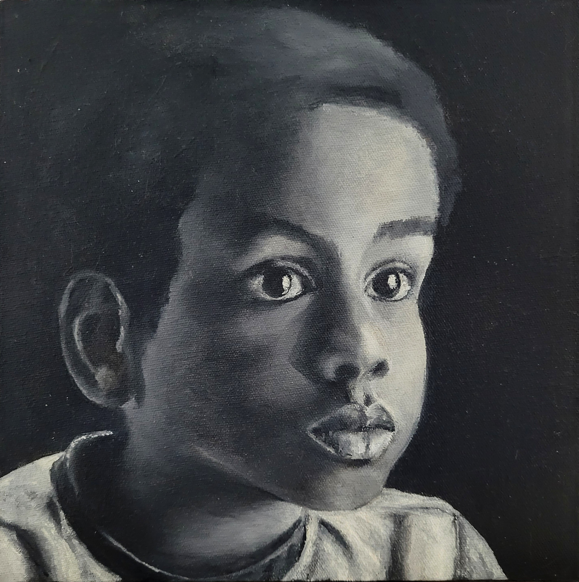 Estudo I. 2021. Óleo sobre tela. 20x20