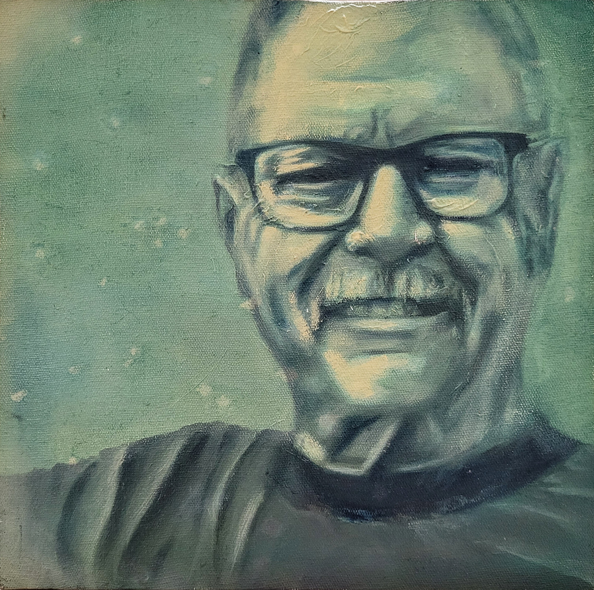 Estudo VI. Tio Tim 2022. Óleo sobre tela. 20x20