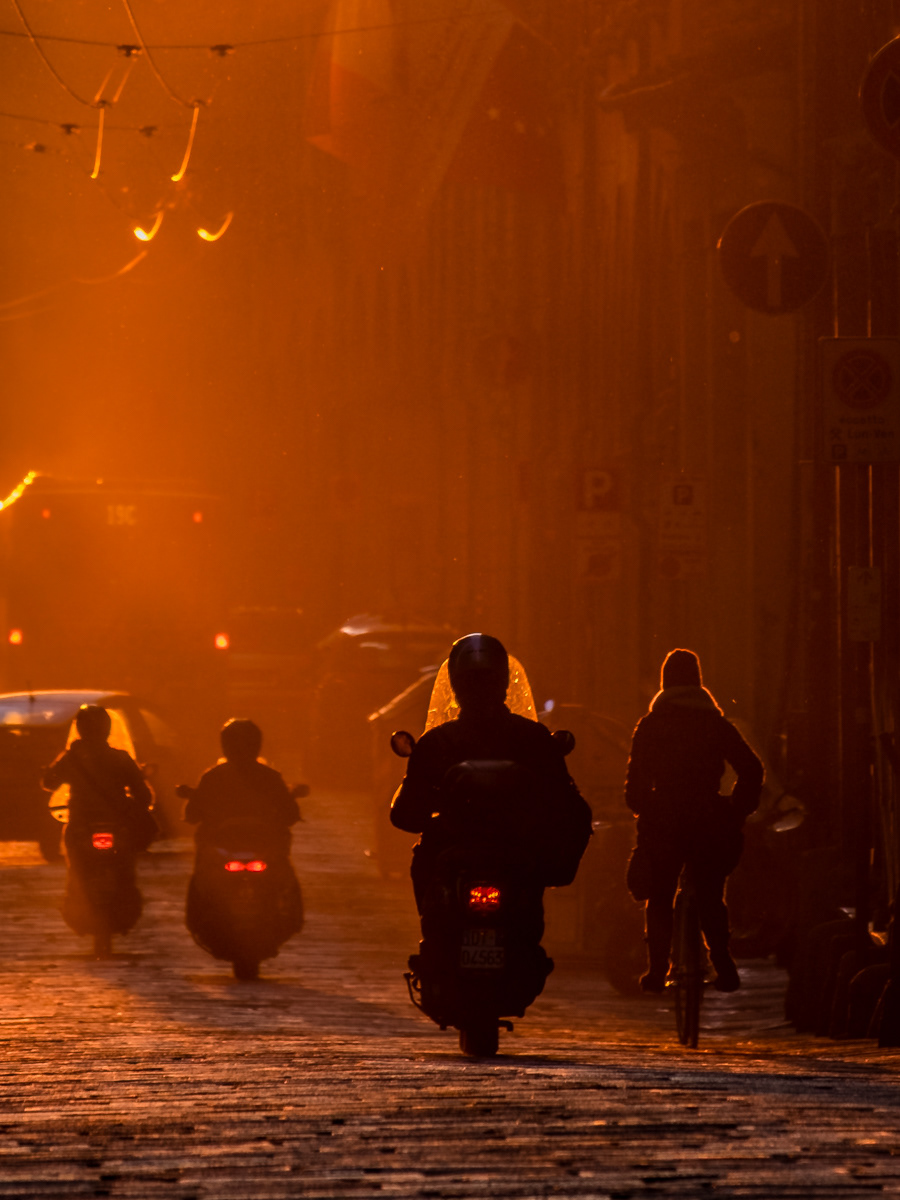 Mopeds at Dawn