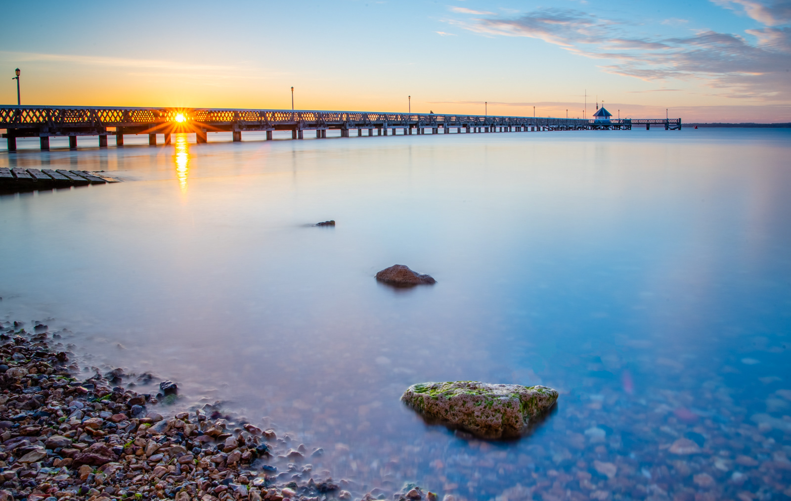 HC - Sunset Yarmouth Pier Isle of Wight - John Goffin