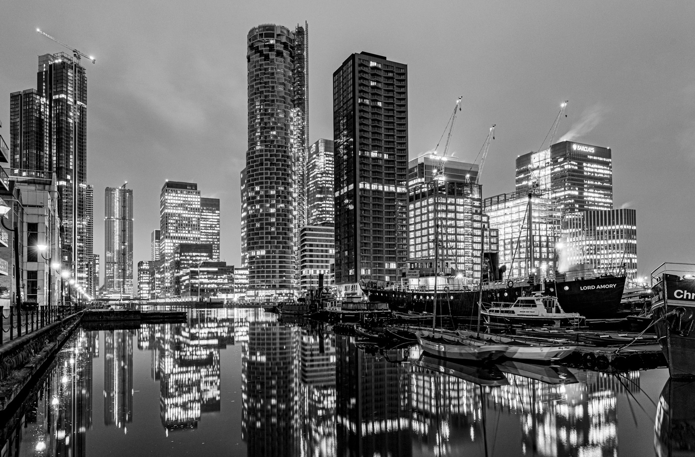 Night Time in Docklands