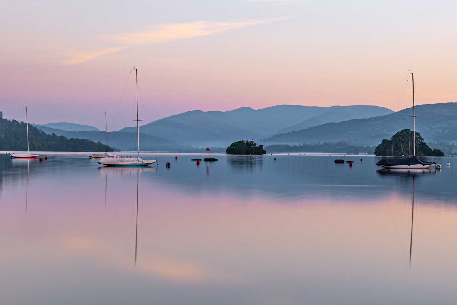 Dawn at Lake Windermere
