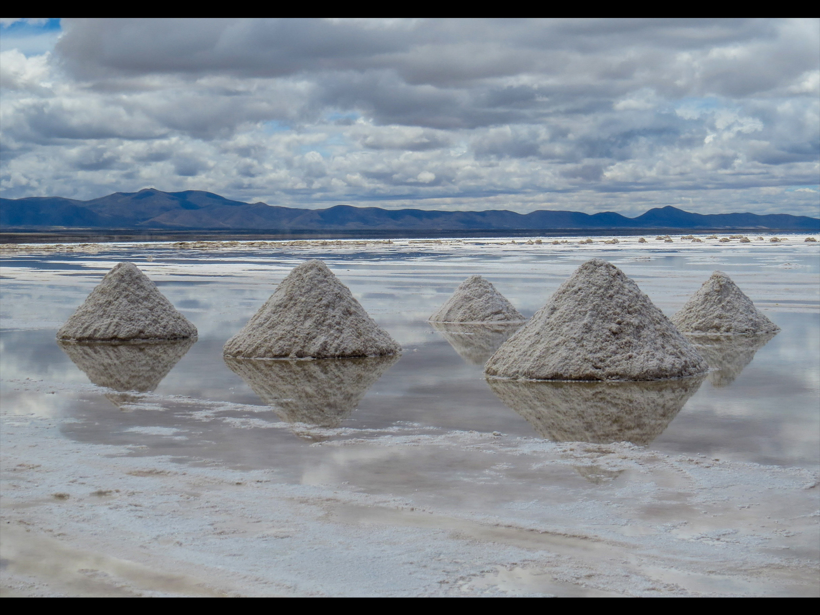 3rd INT - Salt Piles Drying, Salar De Uyuni, Bolivia - Glenda Taylor