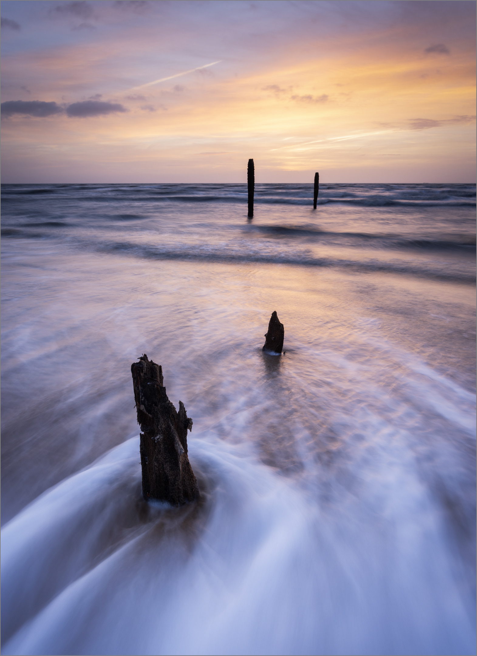 Old Sea Defences at Dawn, Bawdsey