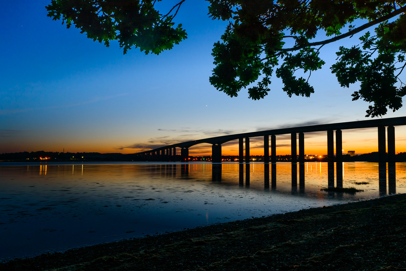 Sunset at the Orwell Bridge