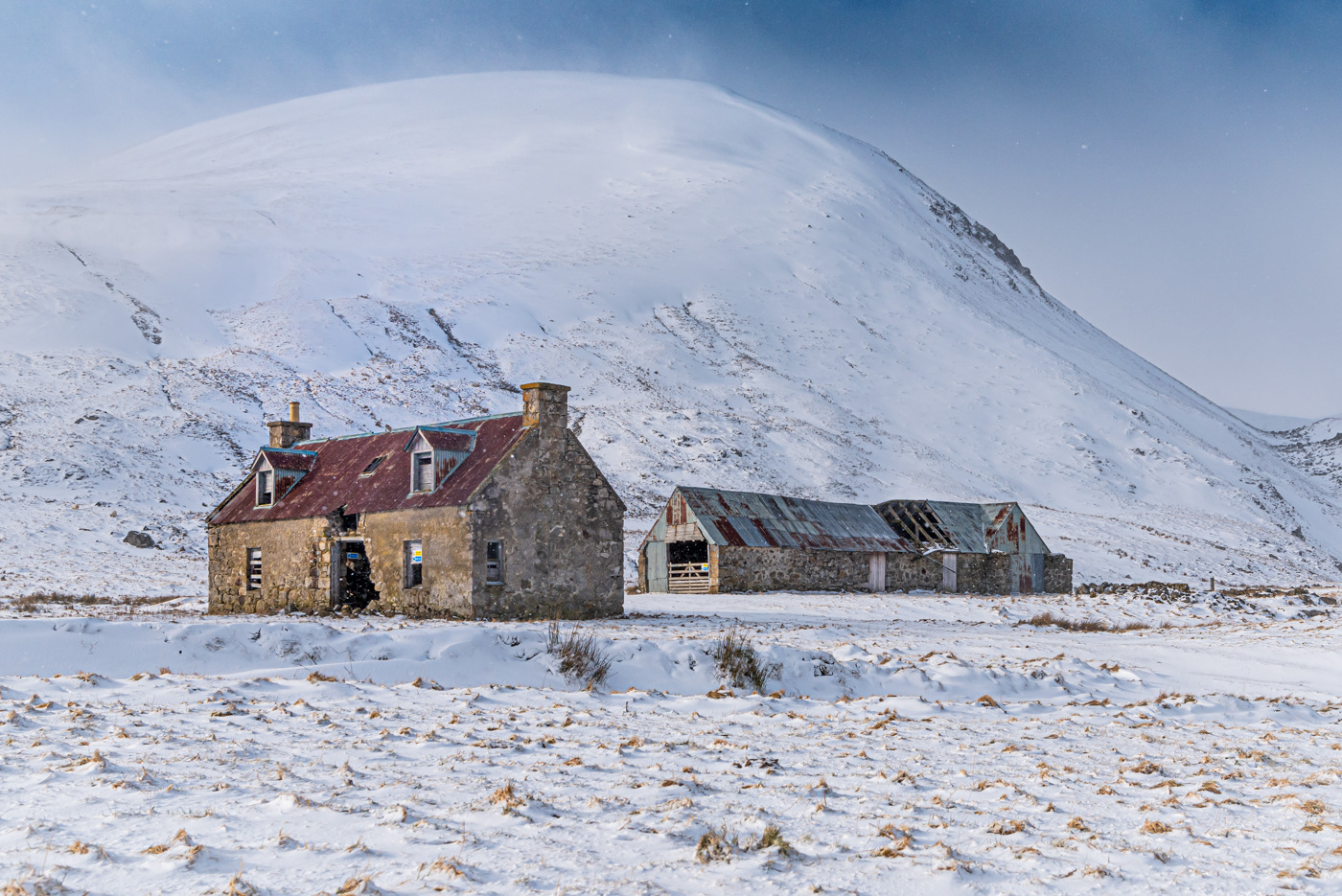Abandoned Farm Findhorn Valley Scotland