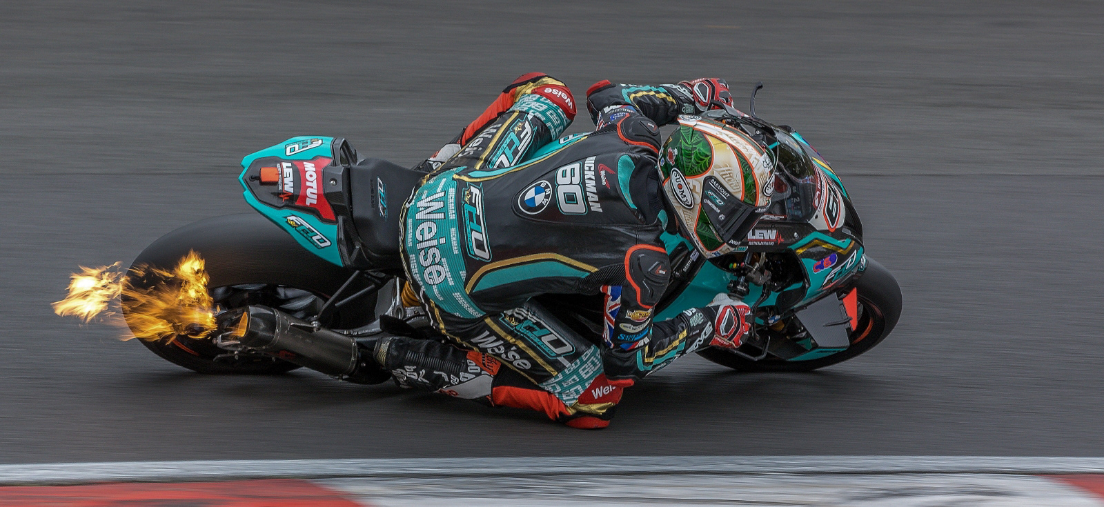 1st - Peter Hickman Lights Up Brands Hatch - John Feveyear