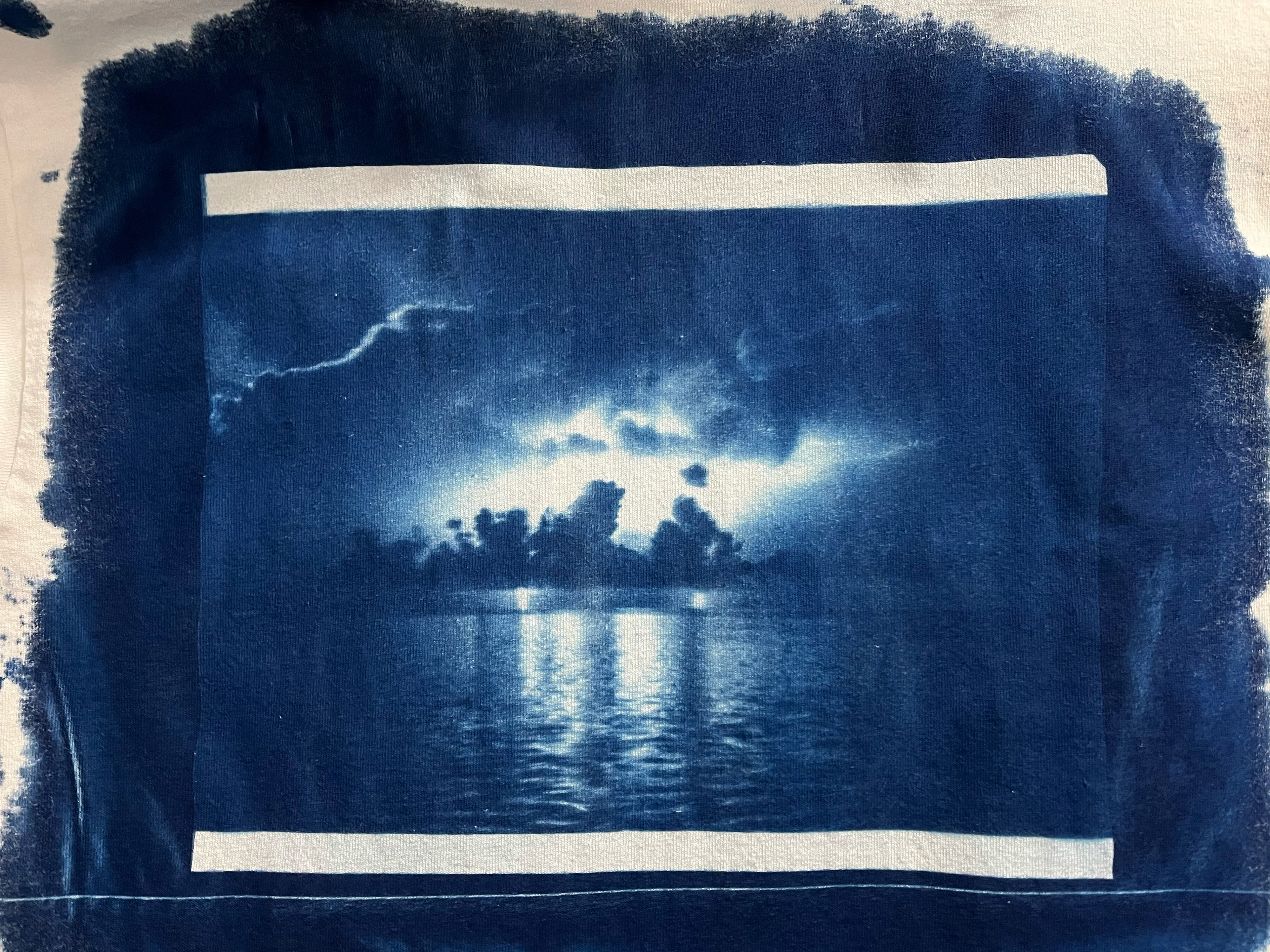 Cyanotype on Tshirt