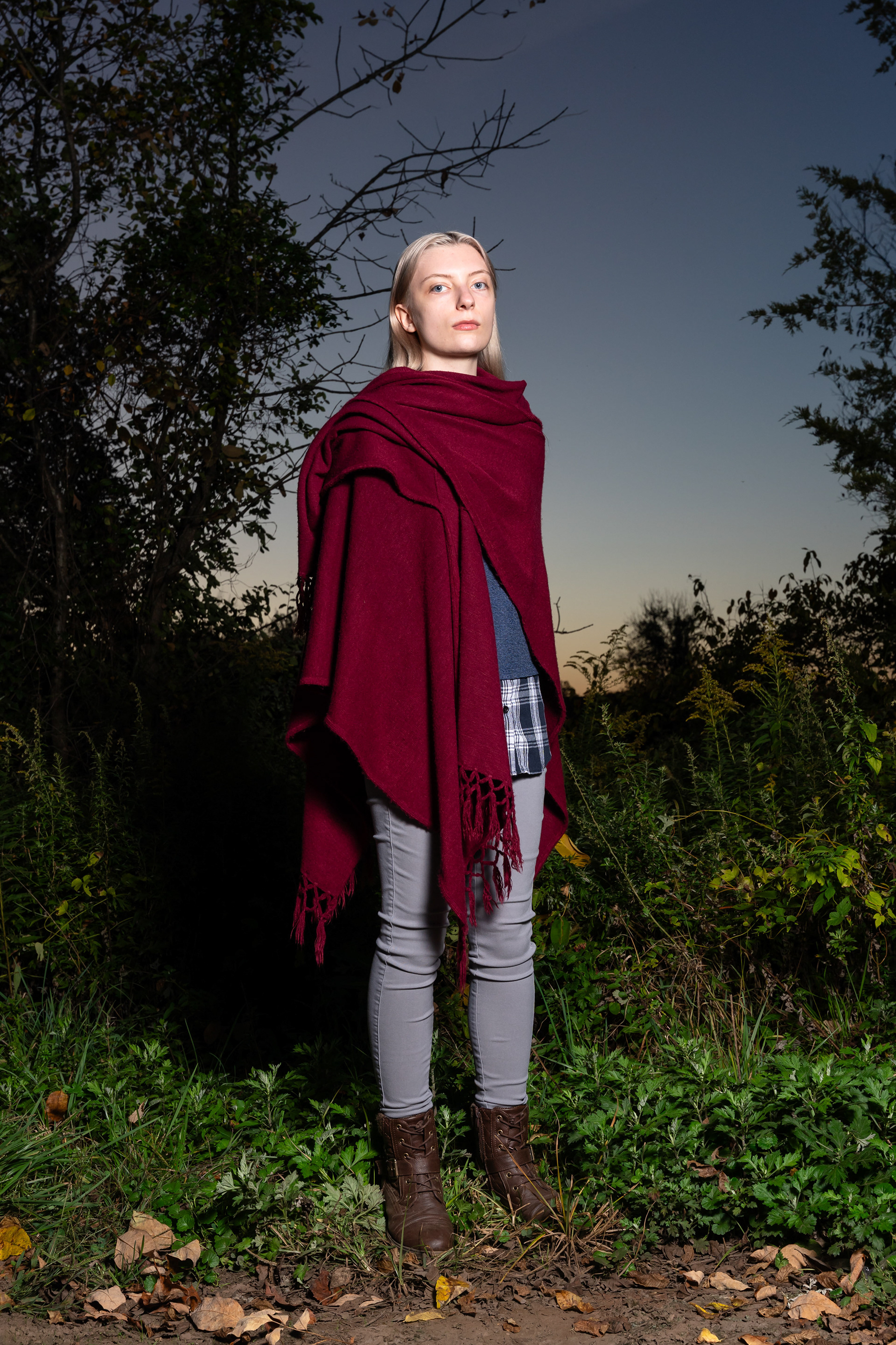 Symmetrical, Full Shot, Mixed Lighting