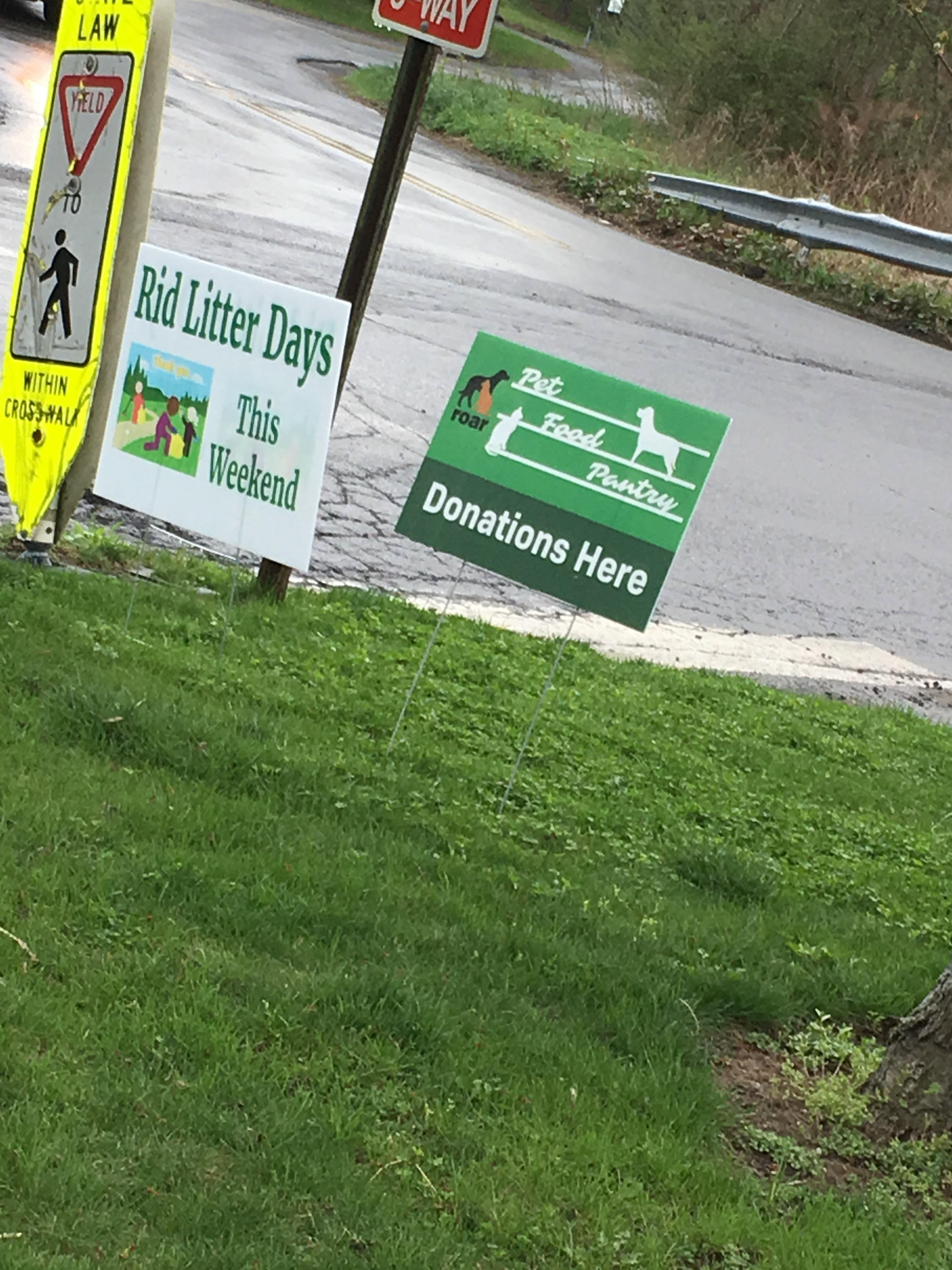 The banner in use at ROAR