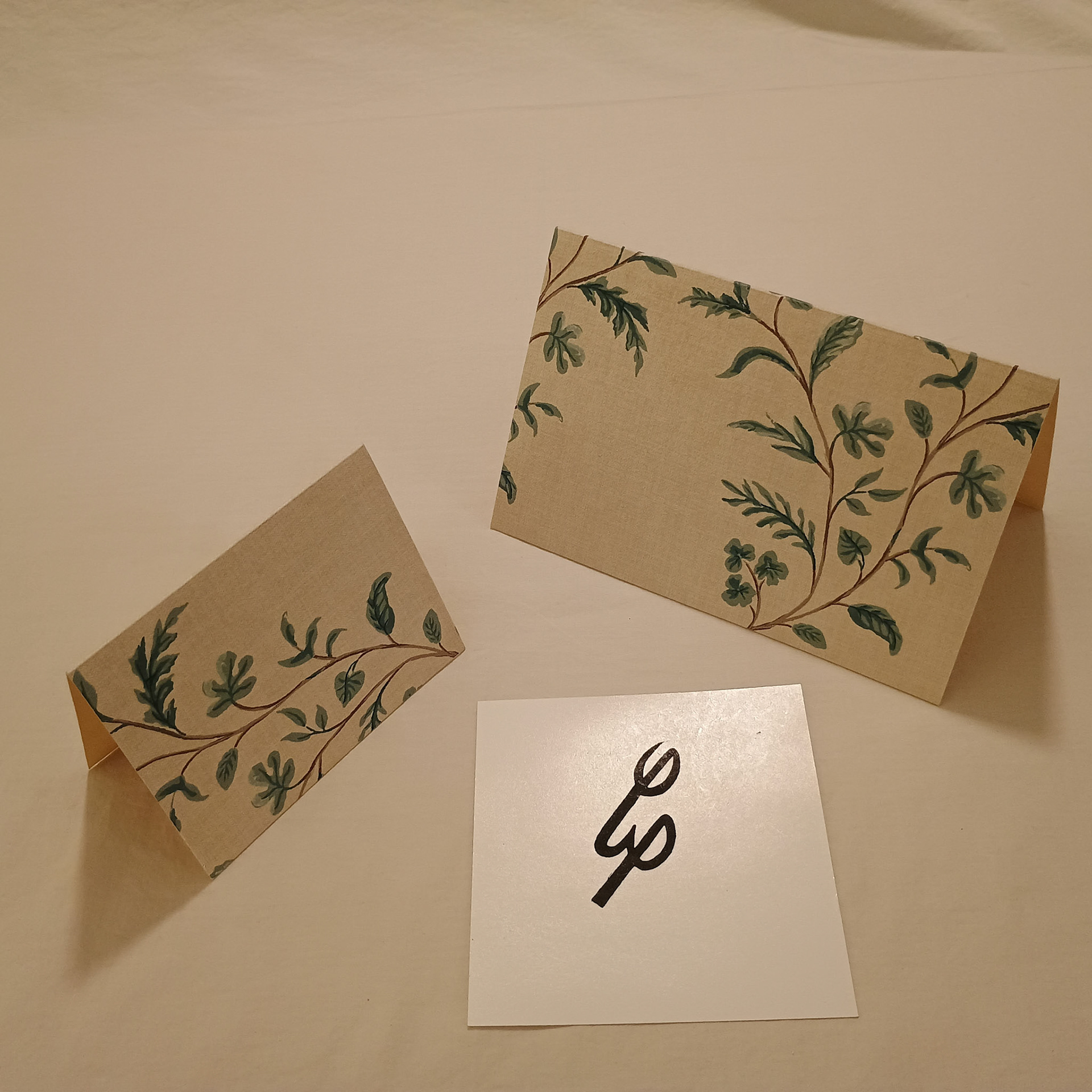 Vinery - Blue on White