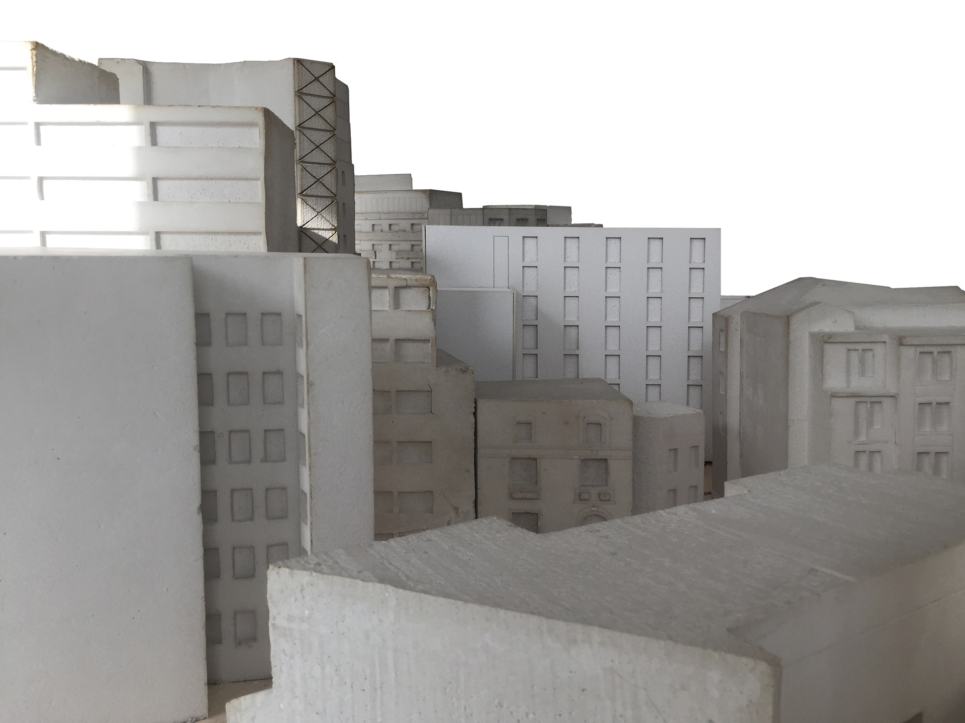 - plaster model -