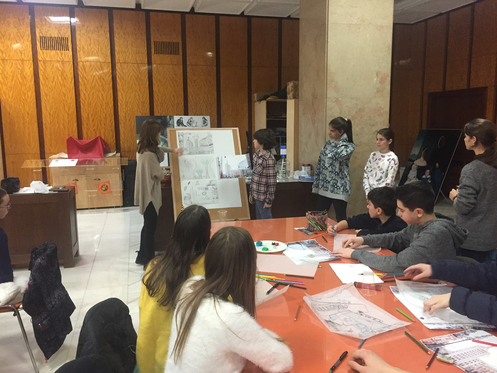- de-a arhitectura: workshop @ National Museum of Art, Bucharest